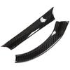 2Pcs Carbon Fiber Steering Wheel Decoration Strip Frame Trim for Alfa Romeo Giulia 17 18