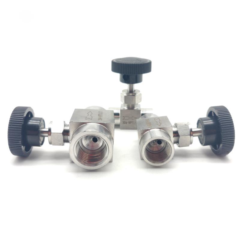 304 Stainless Steel NPT1/4 Needle Valve - Female Thread, 2 Points, American Style Flow Control