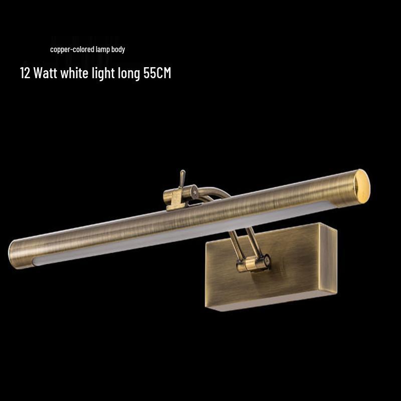 Minimalist LED Anti-fog Vanity Light for Bathroom & Makeup Mirror, Drill-free Installation