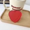 Leather Heart-Shaped Magsafe-Compatible Magnetic Phone Holder - Retractable, Foldable, Strong Adsorption