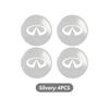 4pcs 3D Car Logo Wheel Center Hub Cap Dust-proof Badge Sticker For Infiniti FX35 Q30 G37 QX70 G35 QX50 QX60 QX80 QX30 JX35 G25 W2
