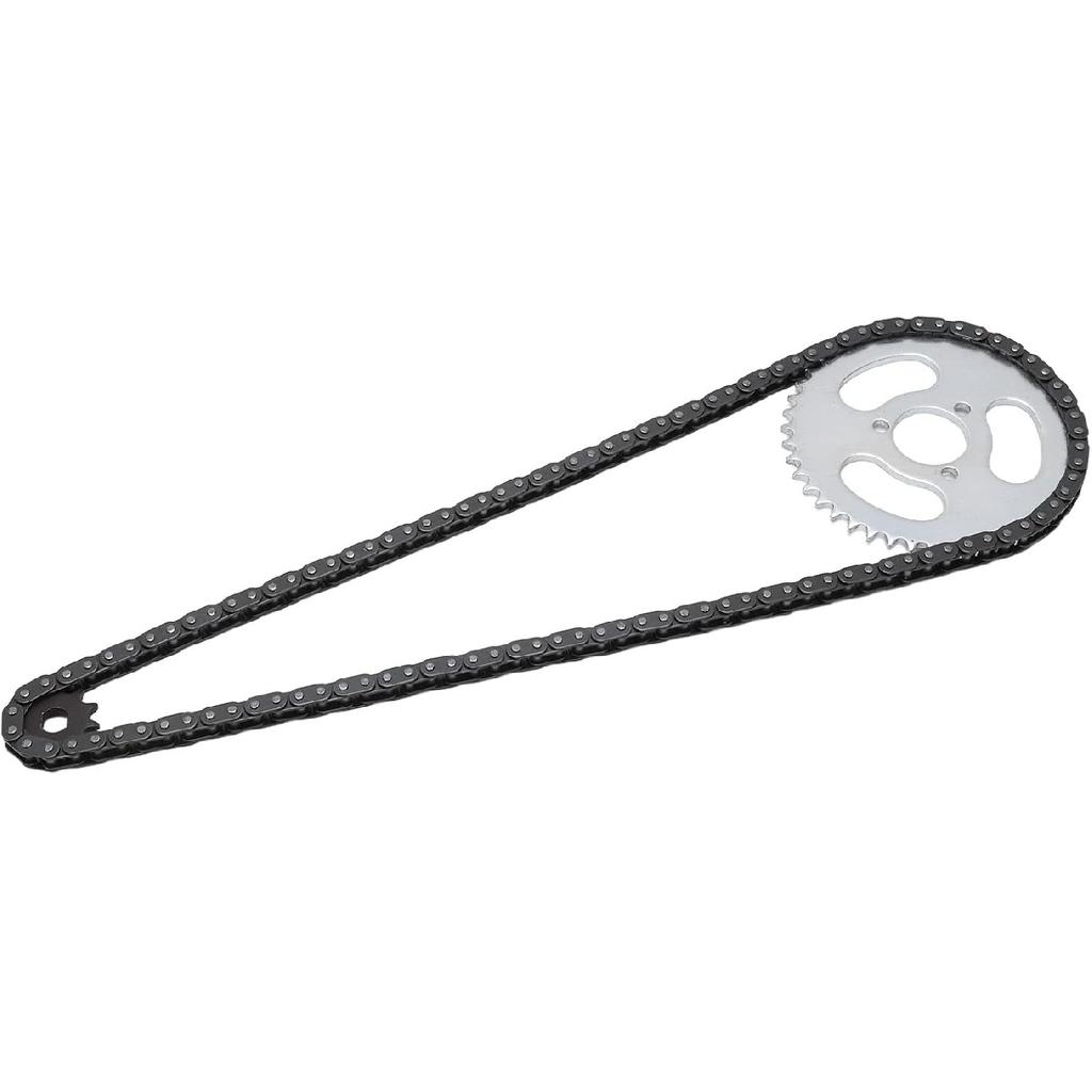 Kettenritzelkit, Hochleistungs T8F Vorne und Hinten Ersatz, T8F Ritzelkettenkit für Modifizierte Karts ATVs Mini-Motorräder Racing Off-Road Custom