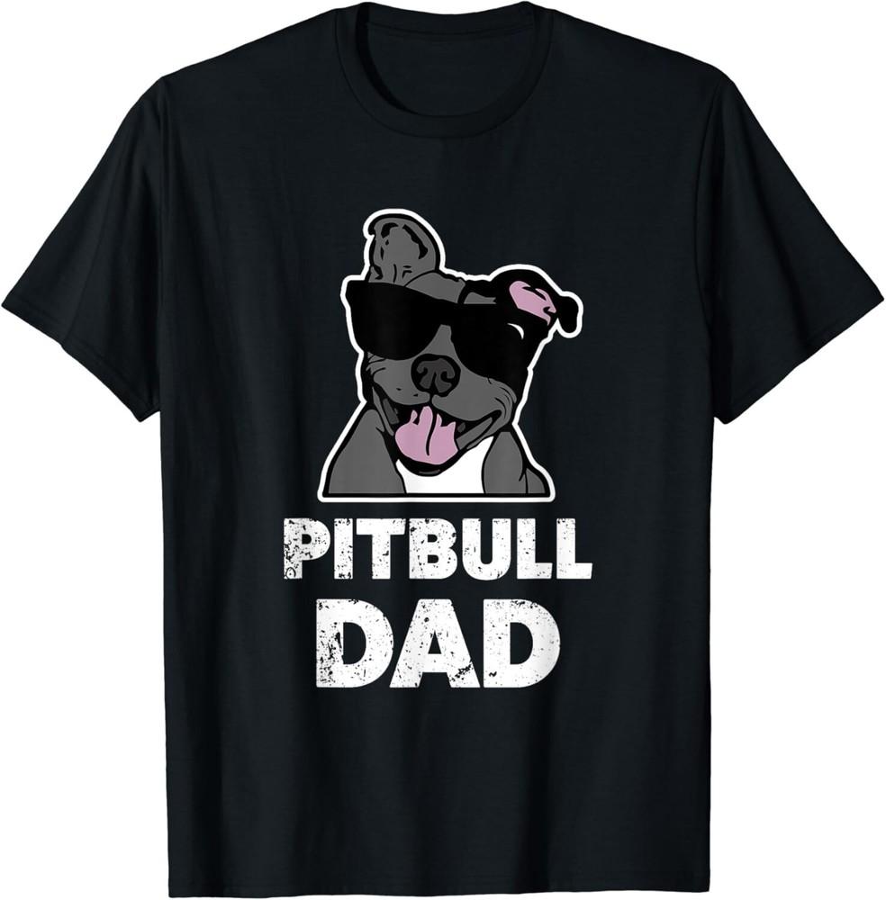 

Pitbull Dad Dog Dad Bluenose Pitbull Lover Gift for Men Gift Unisex T-Shirt S