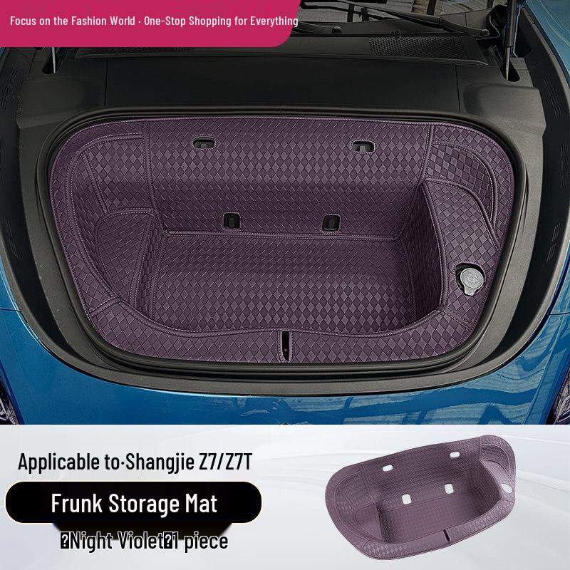 Shangjie Z7/Z7T Front and Rear Leather Trunk Mat Set for Full Coverage Protection