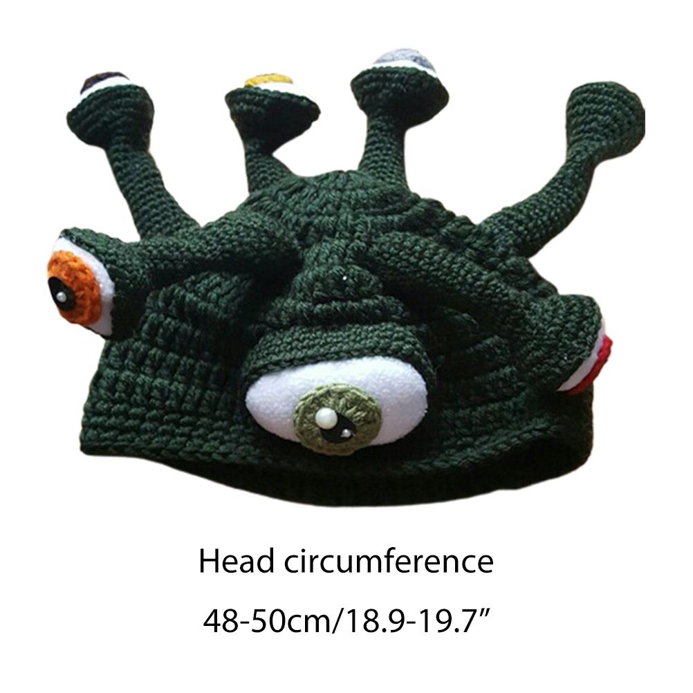 Cthulhu Mythos Monster Hut Winter Strickmützen Lustige Beanie für Damen Herren Geschenk für Weihnachten Geburtstag Valentinstag