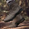 Boots Men Leather Army Hunting Trekking Camping Mountaineering Winter Snow Boats Big Size 47 48 Sneakers Men Shoes
