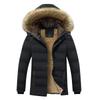 Winter Warme Dicke Fleece Parkas Männer Wasserdicht Mit Kapuze Pelz Kragen Parka Jacke Mantel Männer Herbst Mode Lässige Parkas Männer