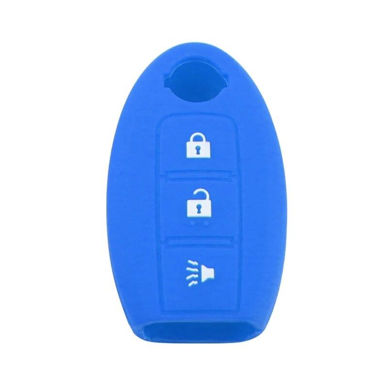 my good car Car Silicon 3 Button Key Case Cover Holder for Nissan Maxima Altima Teana Tiida Sylphy Sunny X-Trail Key Protector