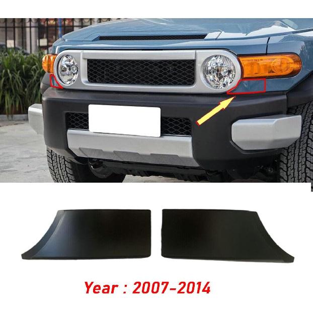 Front Bumper Grille Headlight Lower Filler Trim For Toyota FJ Cruiser 2007 2008 2009 2010 2011 2012 2013 2014 (Left + Right)