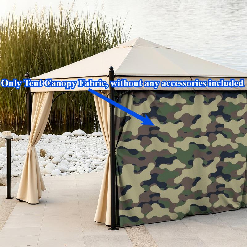 Tent Canopy Fabric Quick-drying Water-resistant and Moisture-proof Outdoor Picnic Tent Cloth Camping Tent Camouflage Pattern 150cmx150cm