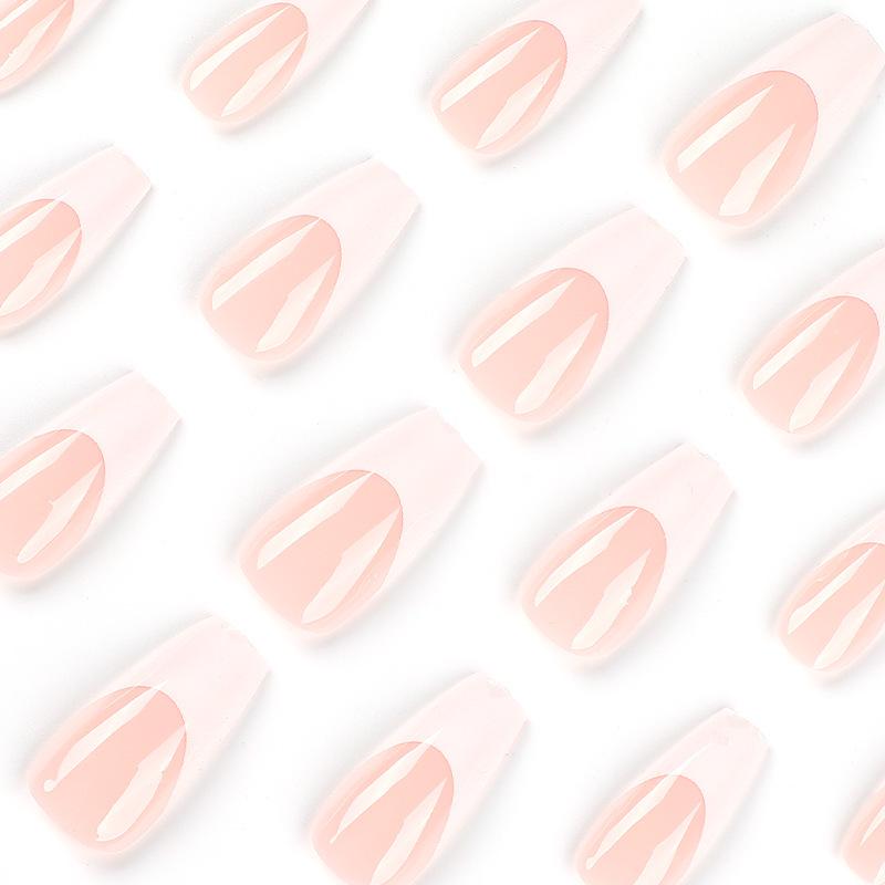 French Tip Wearable Nail Art - Finished Press-On Nails