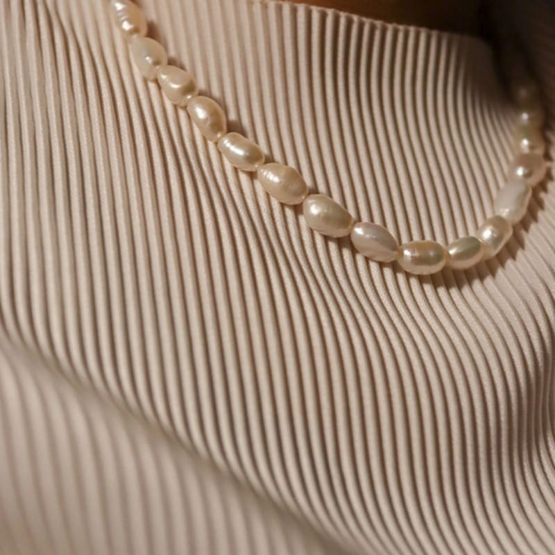 Modernlike 14K Gold-filled Silver Baroque Freshwater Pearl Necklace