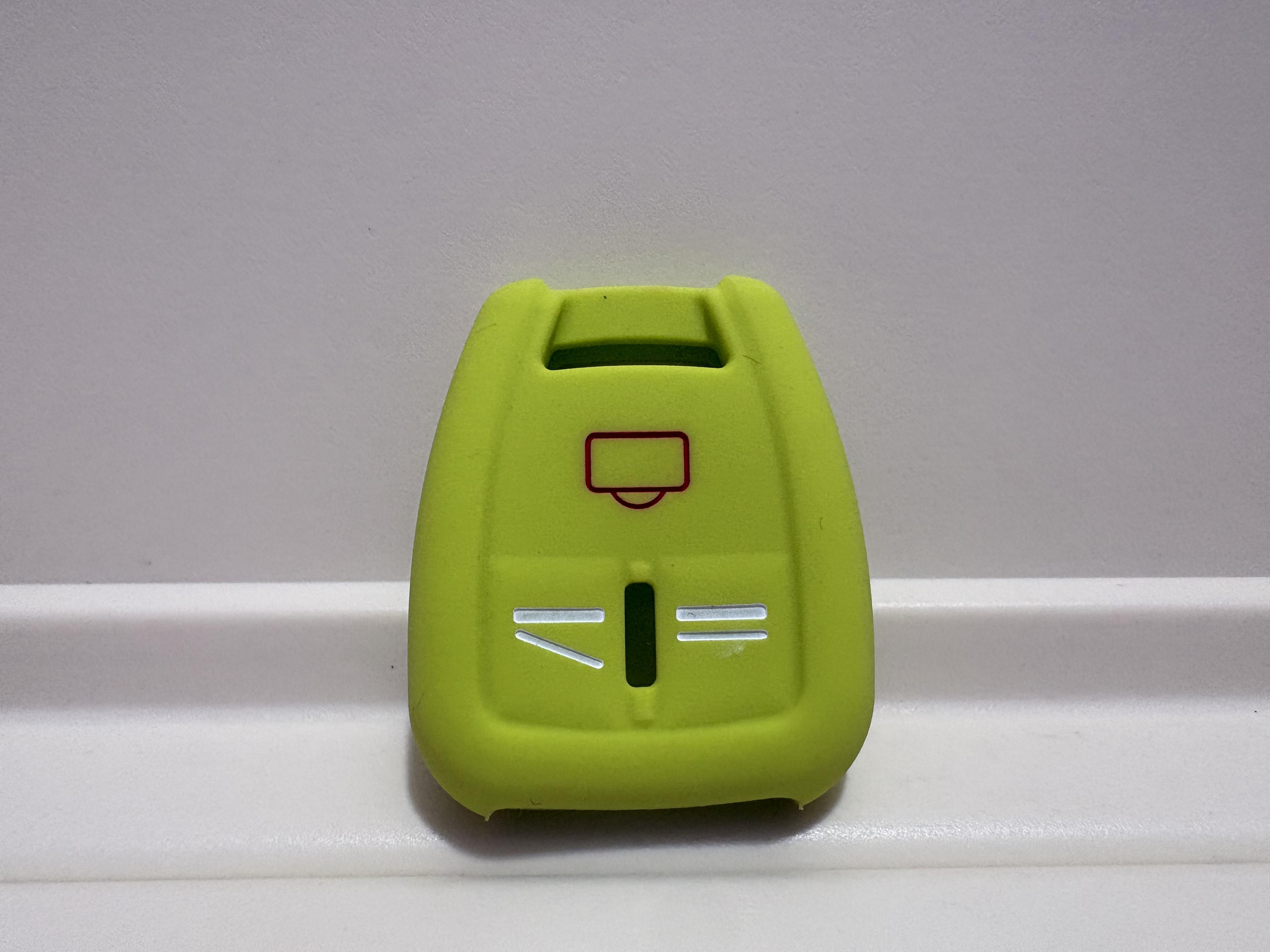 

Pusakieyy 3 Buttons Remote Car Key Case Cover Fit For Opel Vauxhall Astra Zafira Vectra Tigra Omega Signum Frontera Silicone Fob колір зеленого яблука