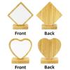 Detachable Magnetic Photo Frame Heart/Round/Oval/Square Shaped Photo Display Rack  Home Decor