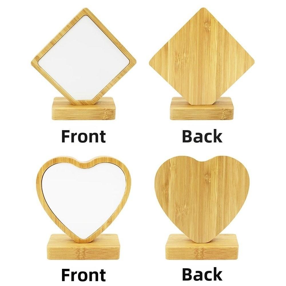 Detachable Magnetic Photo Frame Heart/Round/Oval/Square Shaped Photo Display Rack  Home Decor