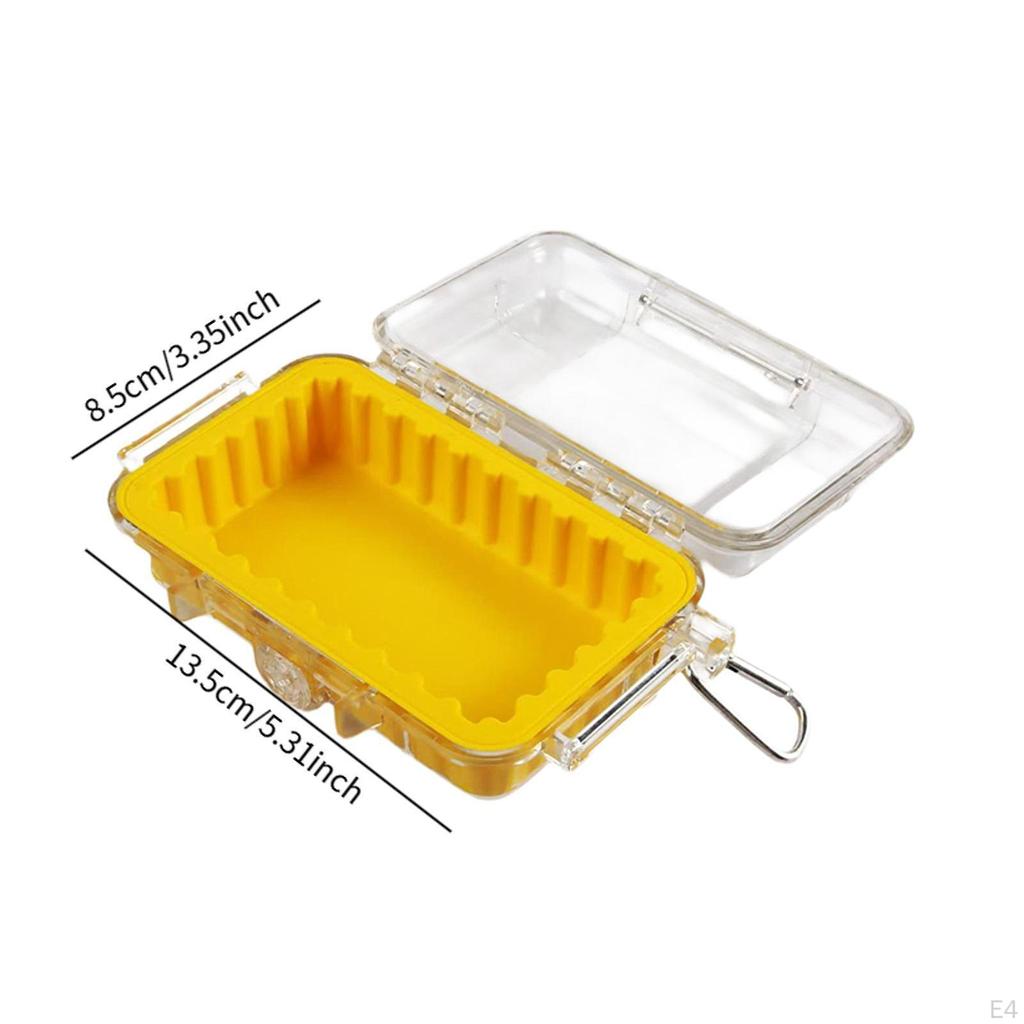 Sealed Waterproof Box Airtight Carry Storage Container Equipment Shockproof Camping