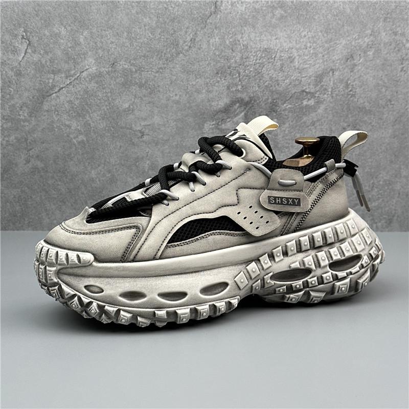 Herr Casual Skor Mode Höjdökande Sneakers Lätta Herrskor Tjock Sula Herrskor Zapatos Casuales Hombre