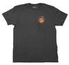 Miller New Adult T-Shirt - Milwaukee Beer Lapel Logo Full Ad On Back