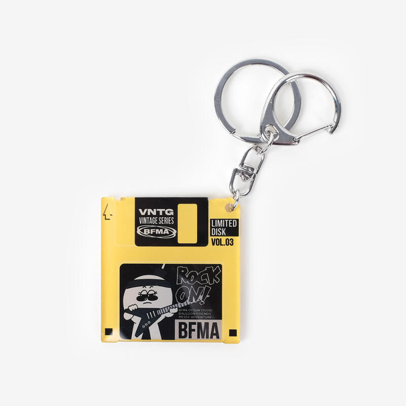 VNTG Retro Floppy Disk Acrylic Keychain