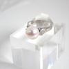 [Used] Pt900 Akoya Pearl 8.7mm Diamond Ring / J49-3