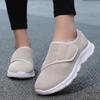 Lässige orthopädische Schuhe für breite Füße, geschwollene Schuhe, Daumenumkehr, Anpassung, weicher, bequemer Diabetikerschuh, Wanderschuhe