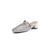 Sandals Leather Woven Hollow Word with Bag Head Cool Slippers Women Wear Fashionable Versatile Cool Slippers