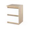 Nightstand Sonoma Oak White 30 CM 2S Bedside Table Bedroom Furniture