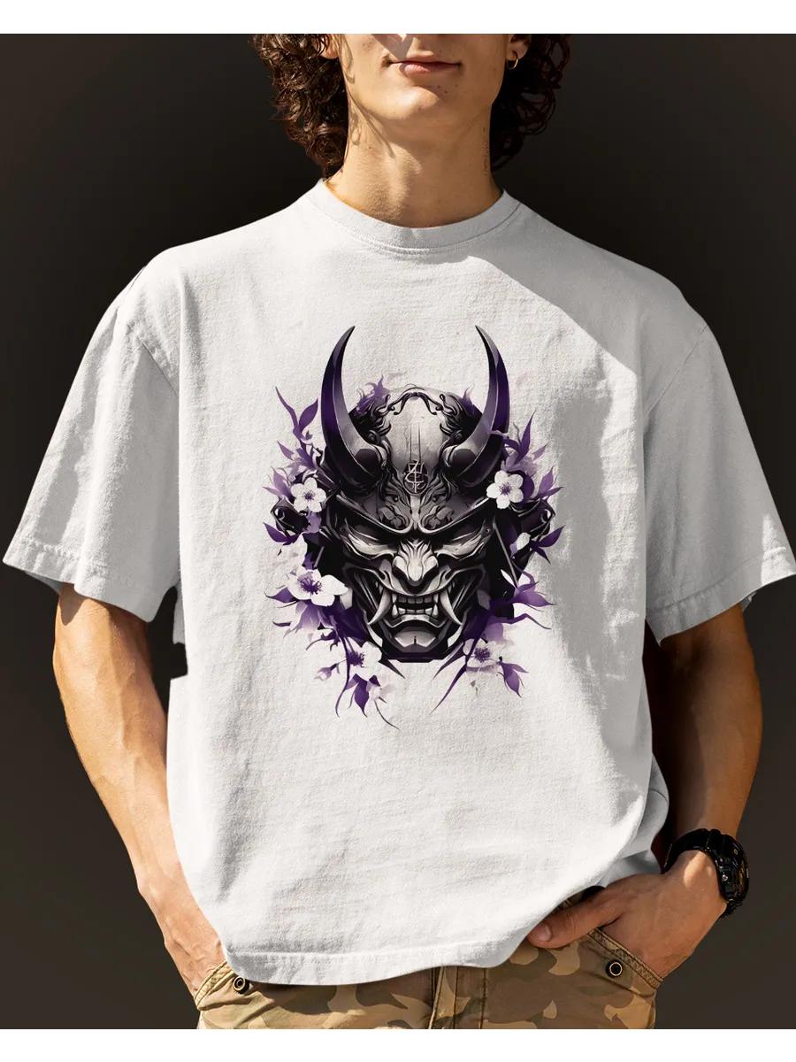 Solid color Y2K oversized Bul B printed T-shirt 4XL
