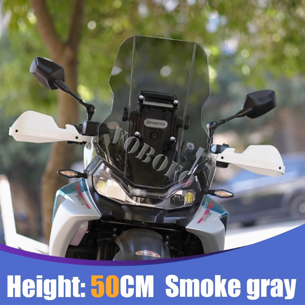 Heightened and Modified Motorcycle Windshield Windscreen Front Glass Accessories For CFMOTO 800MTX 800MT-X 800 MTX