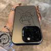 Warm Family Holding Hands Couple Electroplate Silver IMD Case For  Redmi Note 11 12 13 10 Pro Plus 12S Redmi 13C 12 Cover