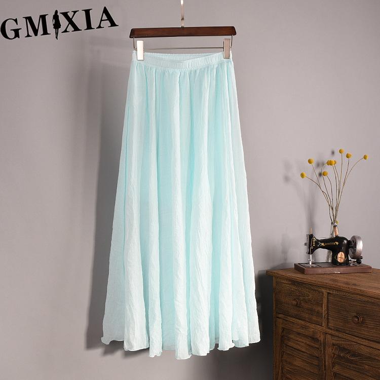 GMXIA Women's Fashion Casual Summer Spring Skirt