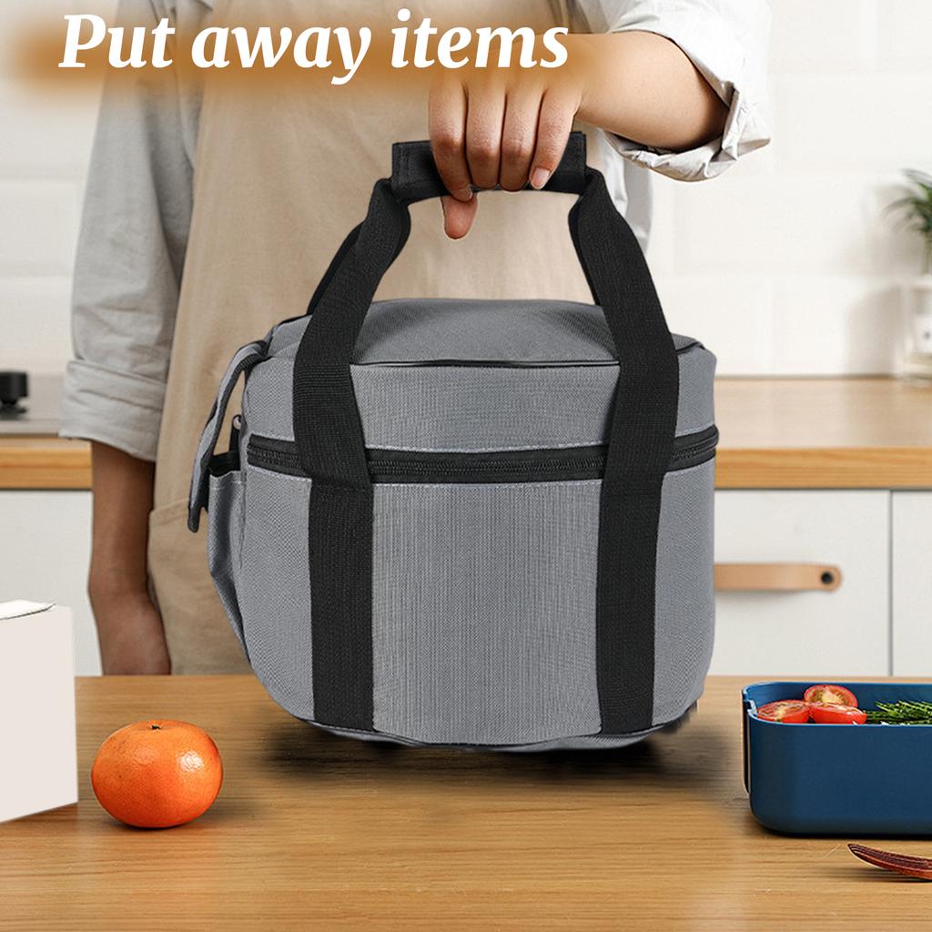 Mountain Customer Outdoor Cooking Utensils Pot Set Gas Tank Picnic Bag Storage Bag Picnic Handbag Round Tube Ice Bag