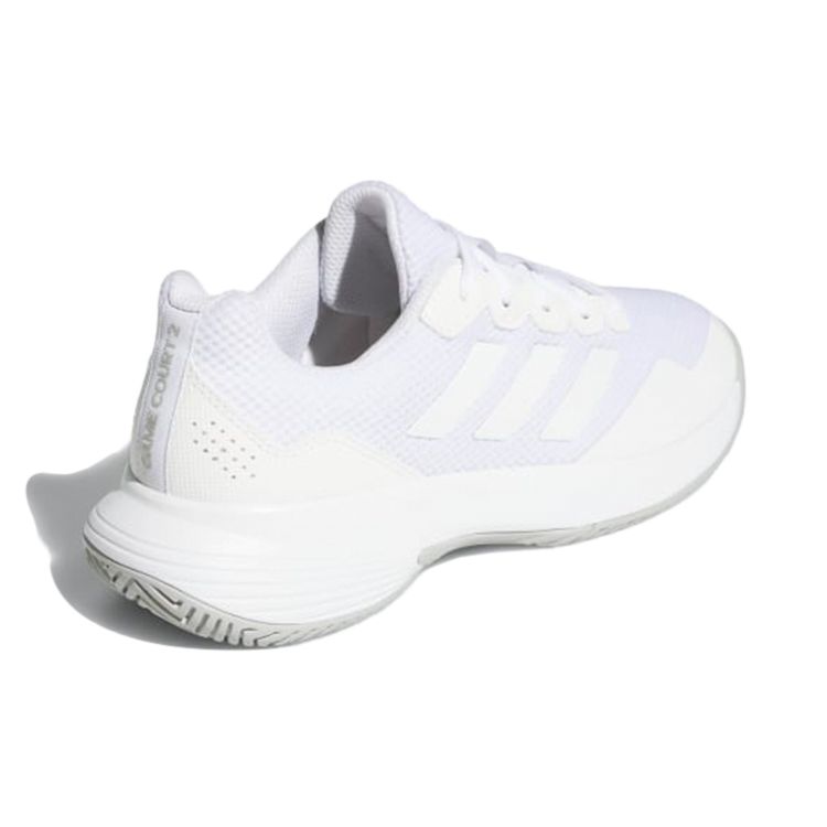 adidas GameCourt 2.0 White Grey Women Sneakers Cloud-White Grey-Two GW4971