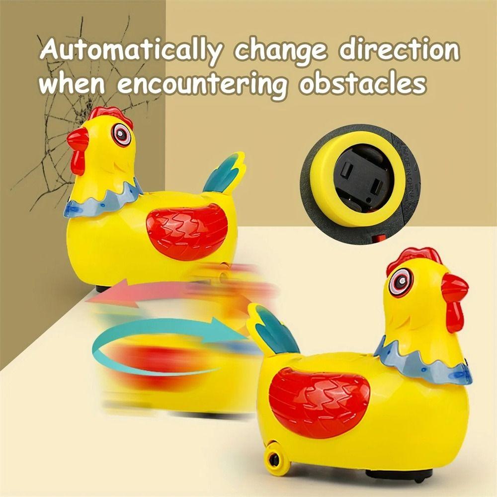 Educational Electric Laying Egg Sound Music Electric Hen Toy For Kids Chicken Toy Doll  Boys Girls