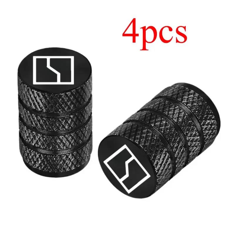 For Zeekr 001 MIX 009 007 Zeekr X 7X 4pcs Car Wheel Tire Air Valve Caps Stem Cover Caps Airdust Covers with Brand Valve Stems 1