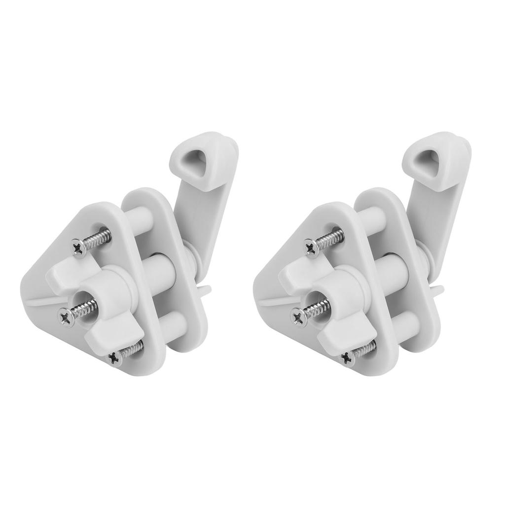 2 Pcs Boat Gate Latch Nylon Secure Closure Pontoon Gate Latch Replacement Kit for 1 Inch and 1 1/4 I