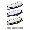 FLEOR Alnico 5 Single Coil Guitar Pickups, Neck/Middle/Bridge, White, for Strat, Squier, and Electric Guitars