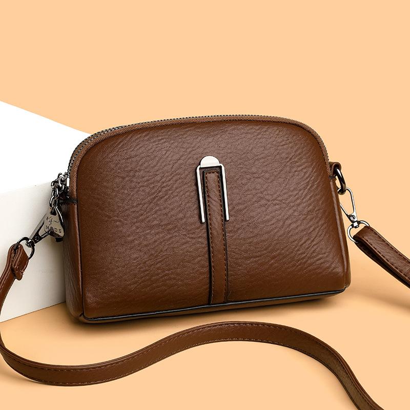 Single shoulder small square bag women's lightweight fashion versatile messenger bag leisure travel simple mother bag