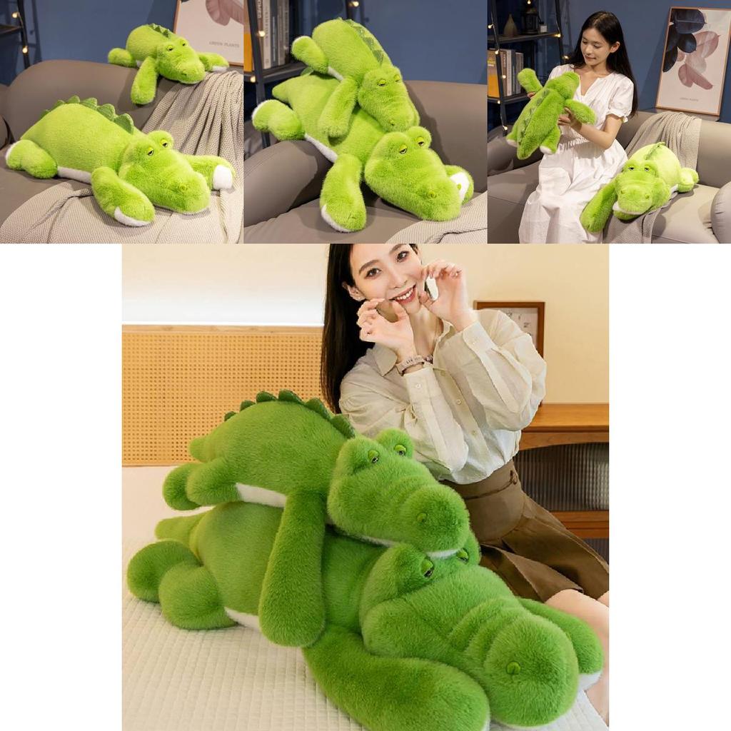 Adorável Almofada de Pelúcia Macia de Jacaré Para Meninas Presente Perfeito Para Amigos e Namorados