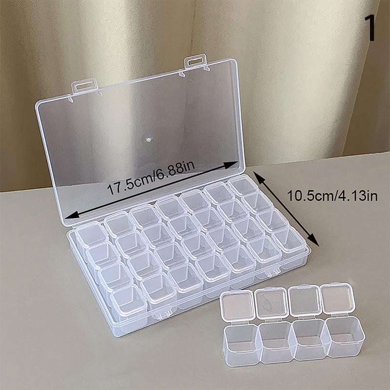 2856112 Slots Removable Plastic Storage Box Case For Jewelry Nail Diamond Embroidery Craft Bead Pill Holder Storage Tool 1 633₽
