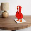 Desk Goose Hoodie 7-Inch Goose Statue Outfit Miniature Hoodie with Drawstring Clothes for Desktop Goose Table Decoration