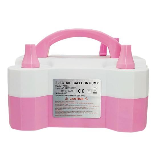 Electric Balloon Pump Portable Automatic Dual Nozzle 110V 600W Balloon Inflator Birthday Gender Reveal Baby Shower Balloons Party Supplies