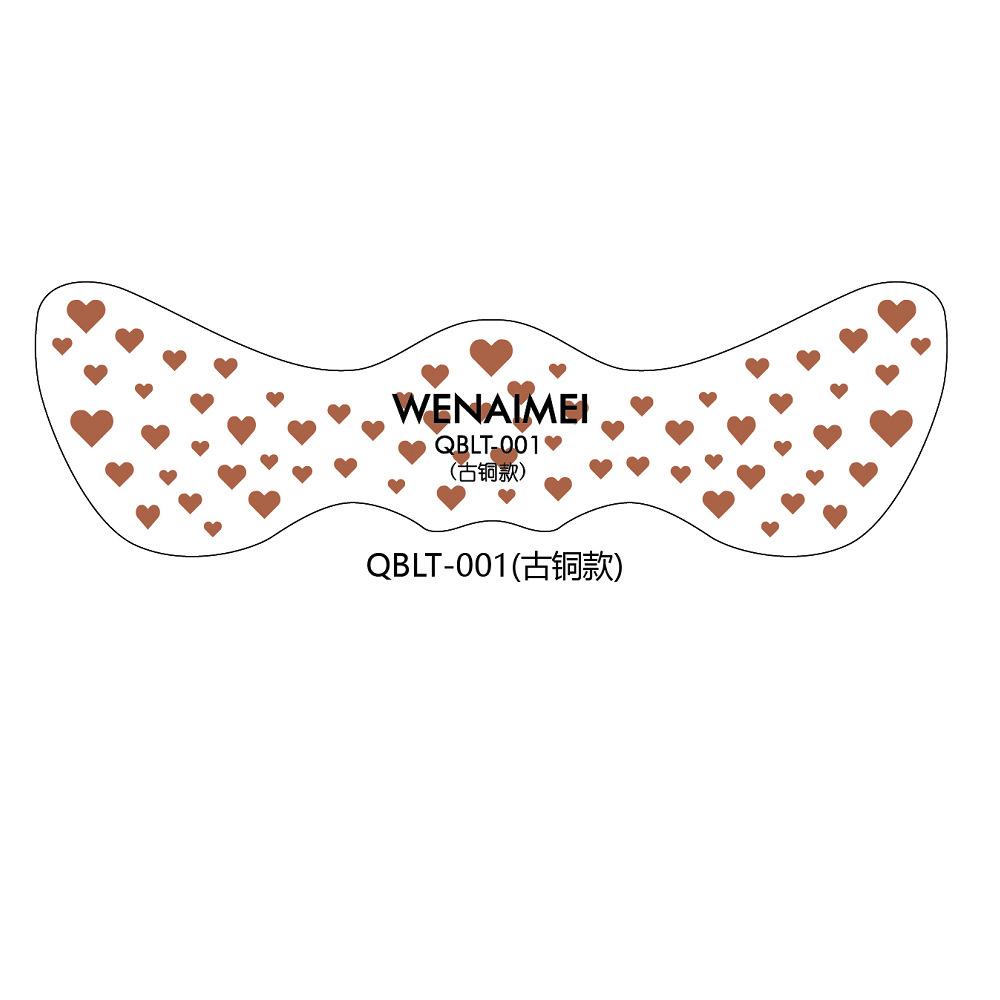 Hot Stamping Face Freckles Tattoo Sticker Hot Silver Laser Gold Party Disposable Waterproof Sticker Set