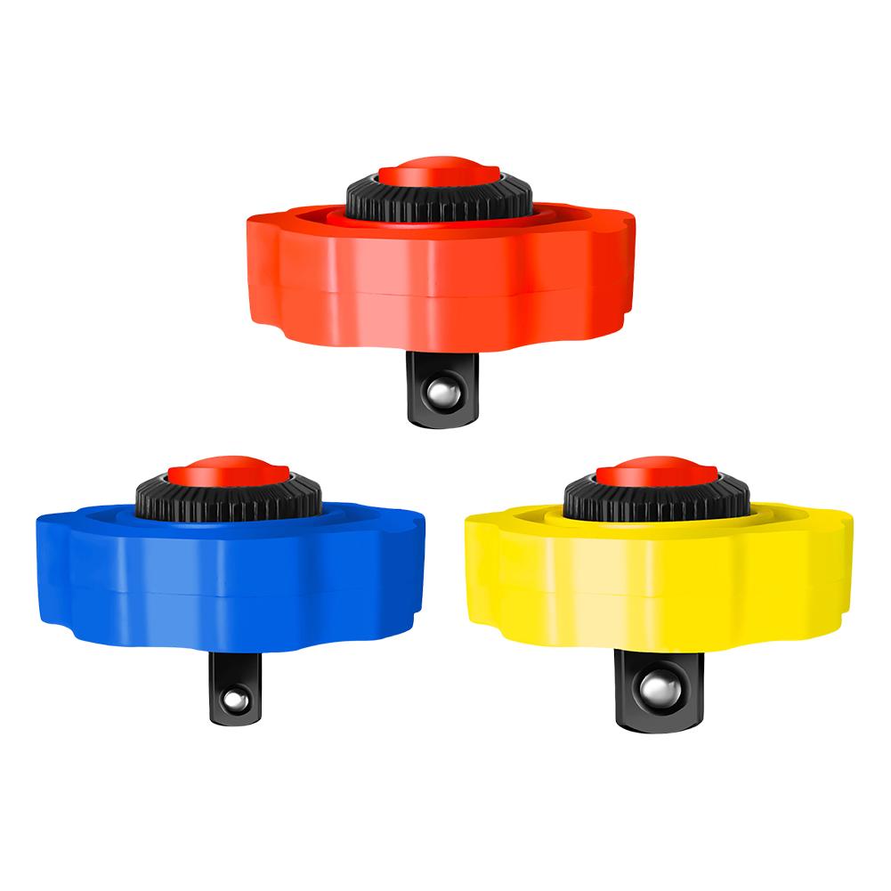 

3 Pcs Stubby Thumbwheel Ratchet Set 1/2 3/8 1/4 Palm Ratchet Wrench Finger Reversible Ratchet Handle for Automotive Repair