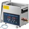 6L Ultrasonic Cleaner Dual Frequency Ultrasonic Cleaning Machine with Heater Jewelry Cleaner for Parts Jewelry Eyeglass Ring Denture Record Circuit