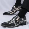 Fashion Luxury Designer Gentleman Business Mixed Leather Casual Shoes Men's Monk Strap Loafers Formal Wedding Dress Homecoming  Footwear
