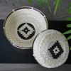 Bamboos Basket Box Natural Woven Storage Basket Bin Weaving Decorative Basket Box Farmhouse Picnics Table Storage Basket