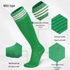 Striped Thigh-High Football Socks for Children & Adults - Lightweight, Professional Sports Socks