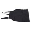 Küchenschürze Schwarze Schürze Polyester Taschen Verstellbarer Riemen Unisex Schürze für Zuhause Gewerblich Café Restaurants