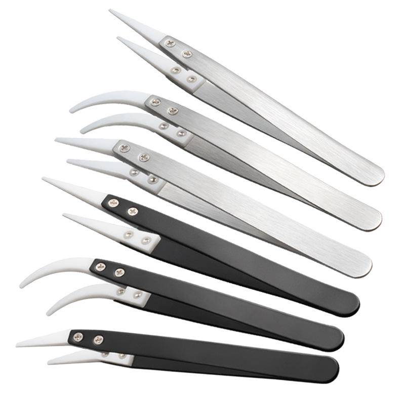 Nemagnetické Izolované Antistatické Keramické Pinzety: Odolný vůči kyselinám a zásadám pro elektroniku